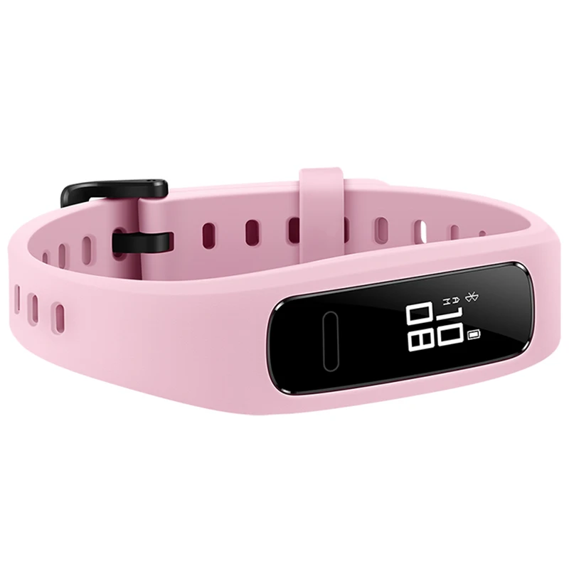 pink huawei Band 3e смарт-наручный шагомер 50 м водонепроницаемый башмак-пряжка трекер сна напоминание - Цвет: pink