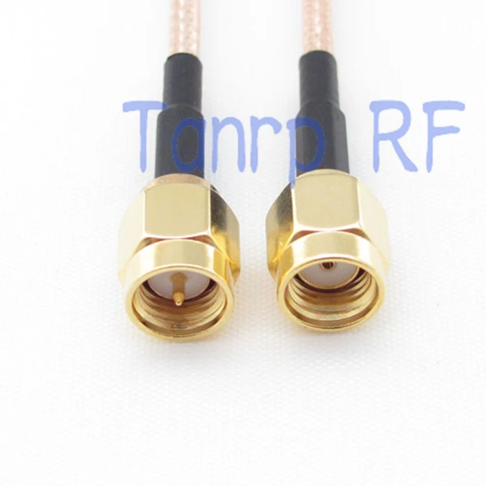 2 шт. 20 см коаксиальный Джампер Pigtail RG316 Удлинительный кабель 8 дюймов SMA штекер к RP
