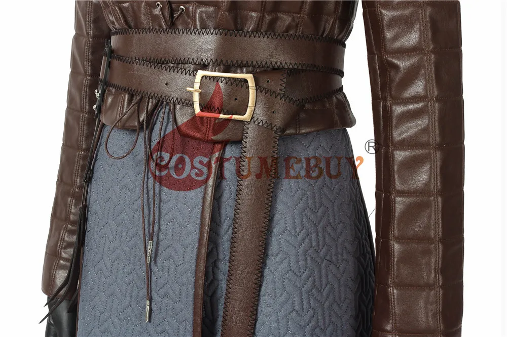 CostumeBuy Игра престолов 8 Косплей Костюм Хэллоуин для женщин пояс для Arya Stark Песнь Льда и Огня реквизит индивидуальный заказ