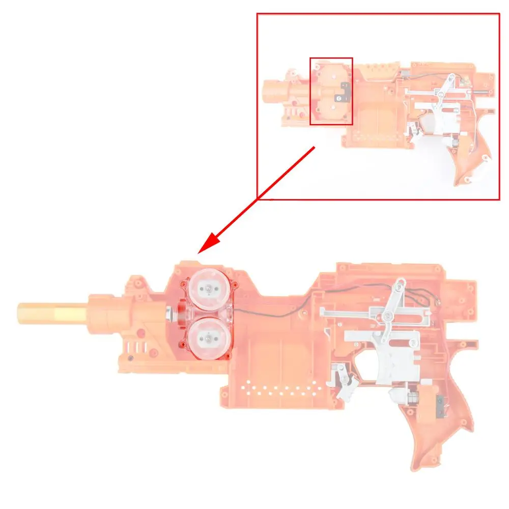 Мод для рабочих маховик Модернизированная плоская клетка ПК Nerf STRYFE RAPID STRIKE