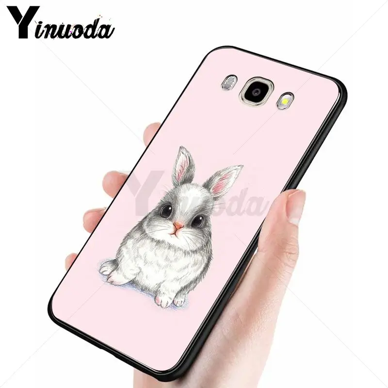 Yinuoda милый мультяшный Кролик Мягкий силиконовый чехол для телефона Samsung Galaxy j6plus j7