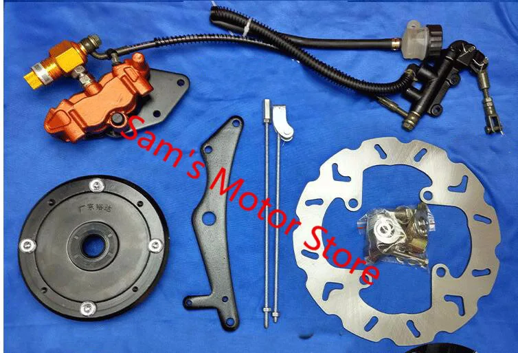 YBR CG GN GS EN GY6 125 150 FORCE JOG 100CC скутер Универсальный задний барабанный тормоз модифицированное обновление до мотоцикла дисковый тормоз в сборе