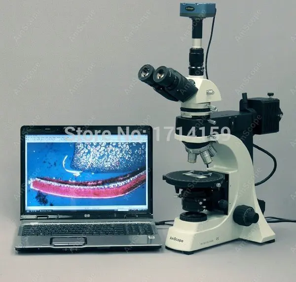Поляризационный микроскоп AmScope 50X 1250X EPI Infinity + Цифровая камера 10MP|cameras d|camera pvrcamera