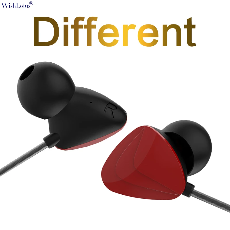 Проводные наушники вкладыши WishLotus с микрофоном гарнитура защитой от разделения