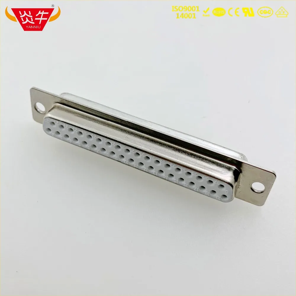 DB37 DB 37P Женский RS232 с гнездом 37PIN PCB разъем D SUB соединитель серии Контактная часть