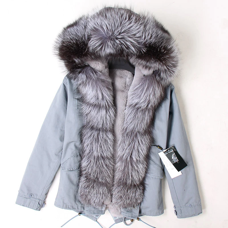 Зимняя куртка для женщин бренд 2020 пальто с натуральным мехом парка натуральный