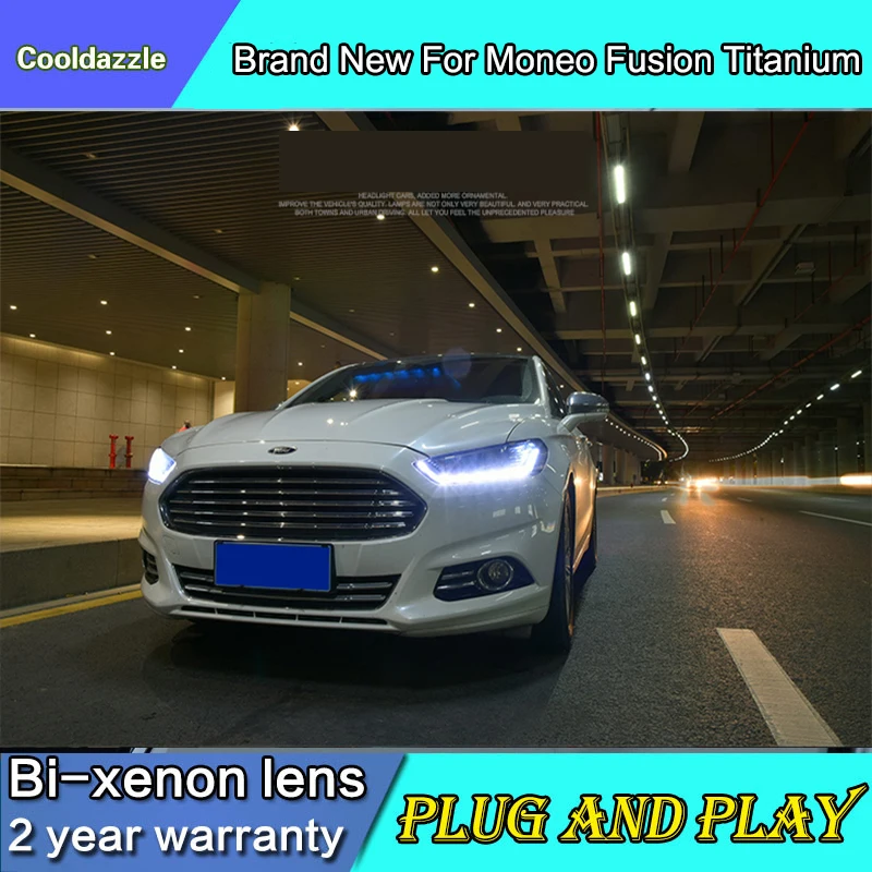 2013 2016 год автомобильного тюнинга чехол для FORD Fusion Титан Mondeo фар Светодиодный
