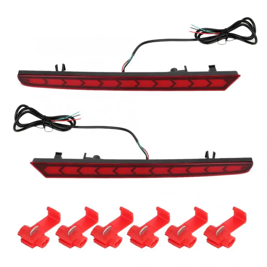 Автомобильный задний бампер фонарь DRL светодиодный тормозной отражатель