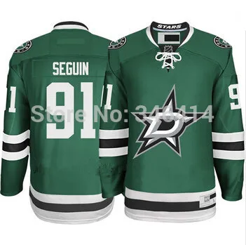Оптовая продажа 2013 - 14 людей даллас # 91 тайлер Seguin форма команды зеленый цвет
