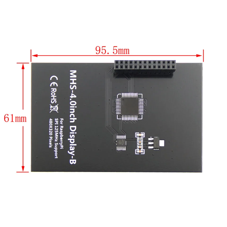 4 0 дюймовый Raspberry Pi 3 B + дисплей TFT сенсорный экран 125 МГц высокая скорость SPI