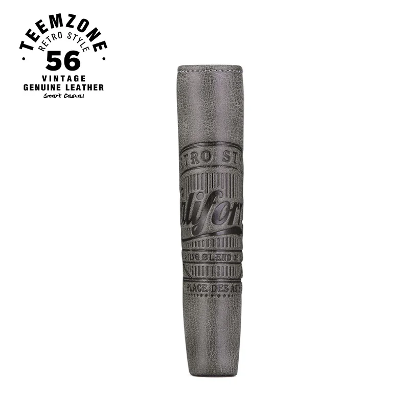 Кошелек teemzone California Style Мужской двойной вертикальный кошелек из воловьей кожи