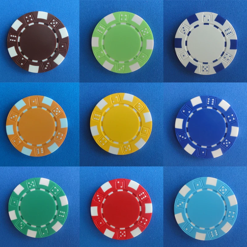 100 шт пустые фишки для покера 11,5 г железо/ABS фишки для казино Texas Hold'em Poker фишки для покера пшеницы Crowne