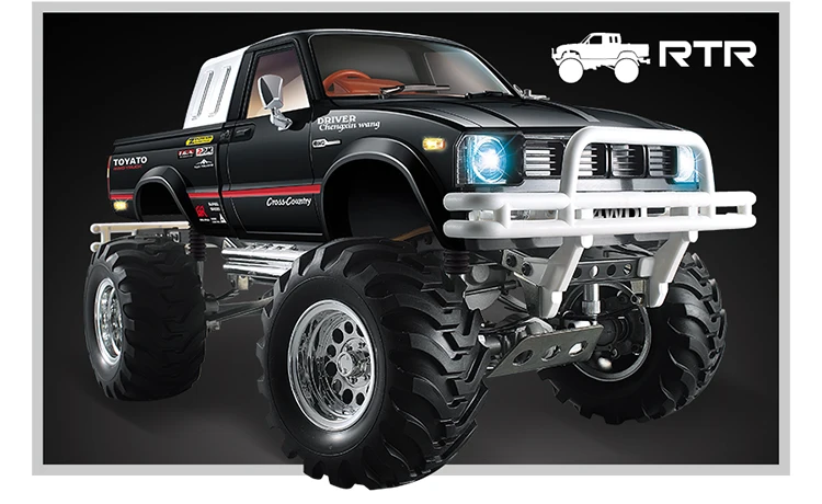Бесплатная доставка HG1/10 2 4 г четыре колеса пикап (TOYOTA) RC кисть автомобиля
