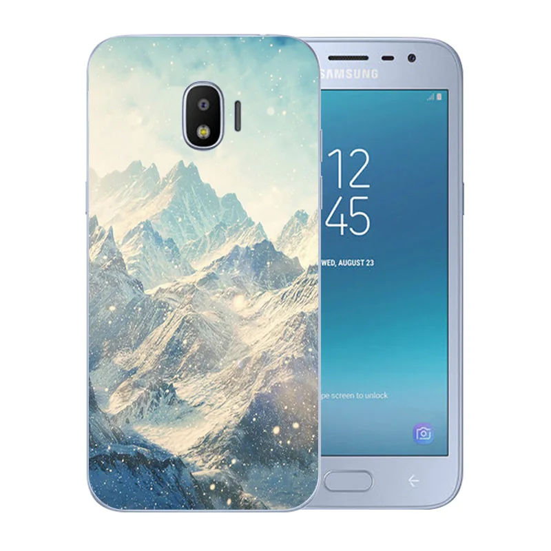 Прозрачный ТПУ чехол для телефона Samsung Galaxy J2 Pro 2018/SM-J250F гелевый Чехол с
