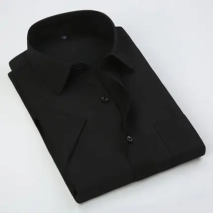 Мужская рубашка с короткими рукавами размера плюс 5XL 6XL 7XL 8XL | одежда
