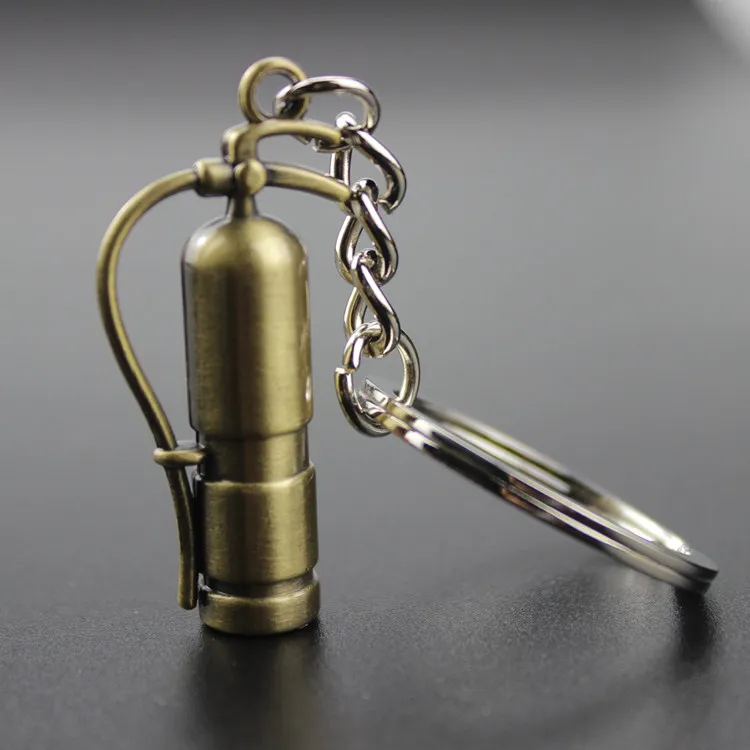Новый огнетушитель брелок для ключей мужчин и женщин металлический креативный