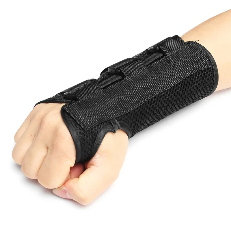 Горячая Carpal туннель 2 напульсник Sprain шина для предплечья ремень вывих запястья клейкая лента напульсник