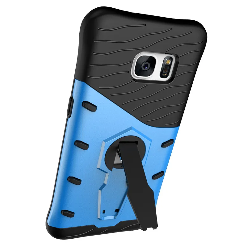 For Samsung Galaxy S7 2in1 Shockproof Defender Armor Case With Kickstand Hard Impact Plastic Cover 5.1&quot Funda | Мобильные