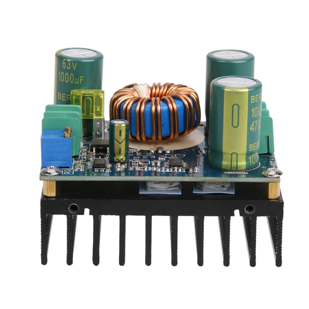 DC 12A 600 Вт Высокая мощность DC/DC Регулируемый CC-CV солнечной энергии регулятор напряжения Boost Buck преобразователь напряжения для автомобиля