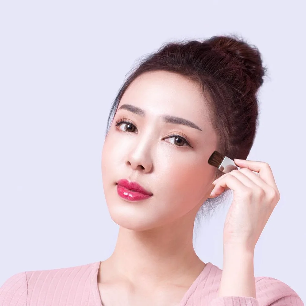 Оригинальные Румяна xiaomi mijia Beauty cosme натуральный розовый двухтоновый дизайн с