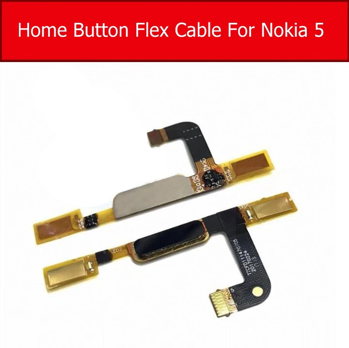 Датчик отпечатков пальцев гибкий кабель для Nokia 5 6 6,1 7 8 Кнопка Home Touch ID КЛЮЧ гибкий ленточный запасные части