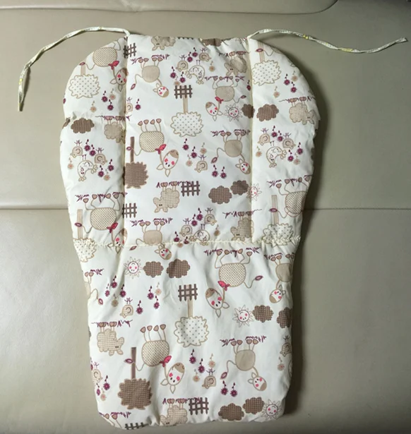 

Hot sale Colorful Baby Chair Cushion,Baby Stroller Cushion,Thicken Polyester cotton Stroller Liner,coussin poussette,9 Stlys