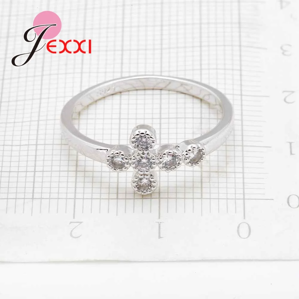 

Lower Price Hot sale Cross Rings High Quality Silver Simple Plain Wedding Band For Men And Women Propose Rings