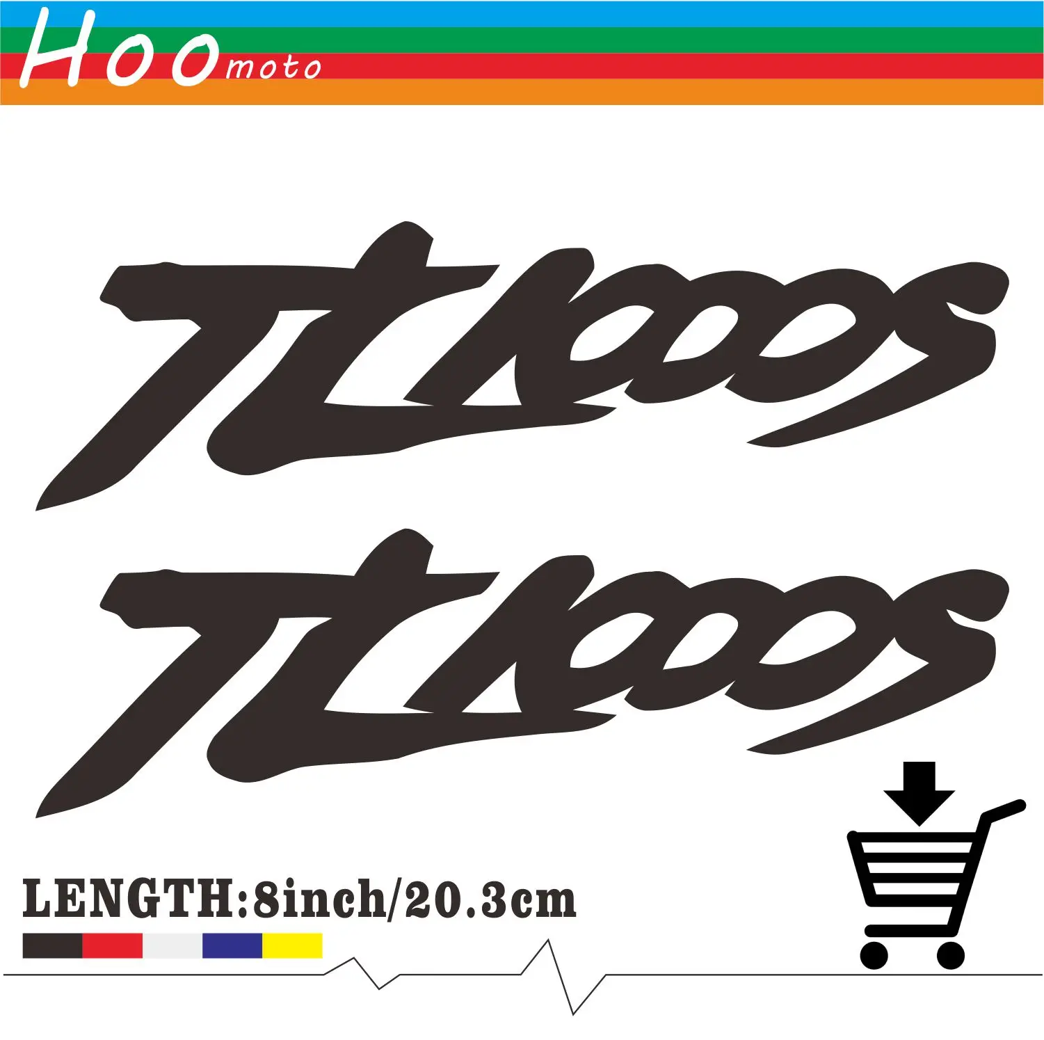 8in Reflective Sticker Decal Motorcycle Car Wheels Fairing Helmet Accessories for suzuki TL1000S TL 1000S | Автомобили и