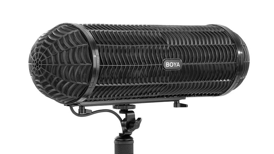Boya BY-WS1000 микрофоны Blimp лобовое стекло подвеска система для микрофон-пушка для Canon Nikon sony DSLR видеокамера рекордер