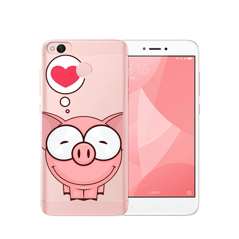 For Xiaomi Redmi Mi Pro 4X 4A 5A 5 Plus Note 3 4 6 6A A1 5X A2 6X Lite 8 Pocophone F1 Phone Case cat cartoon cover animal heart |