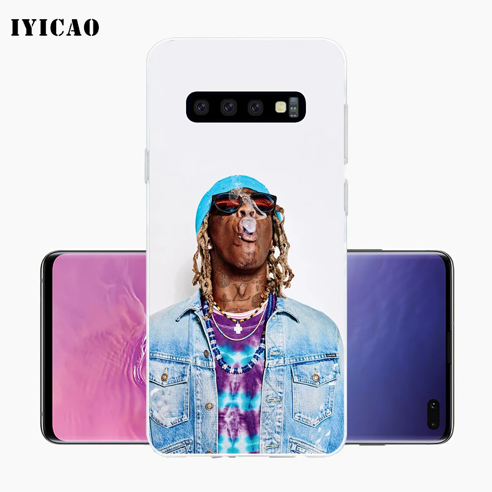 IYICAO Young Thug Rapper Мягкий силиконовый чехол для телефона samsung Galaxy S10e S10 S9 S8 Plus S7 Edge TPU