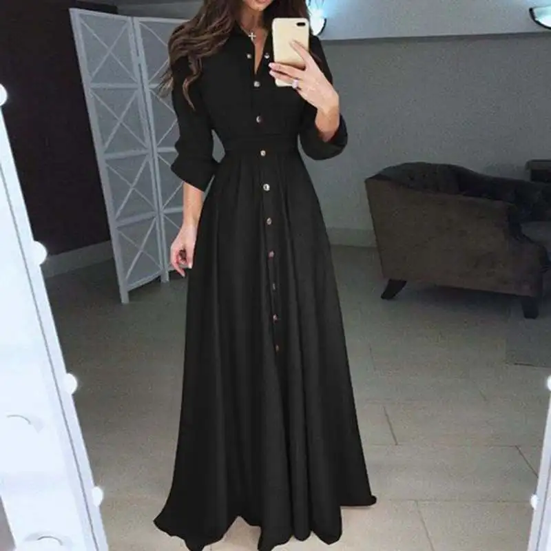 LITTHING Мода 2019 г. Vestidos Весна для женщин пикантные Повседневное платье с длинным