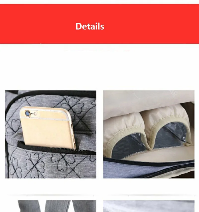 Diaper Bag Fashion Mummy Maternity Nappy Bag Brand Baby Travel Backpack Diaper Organizer Nursing Bag For Baby Stroller