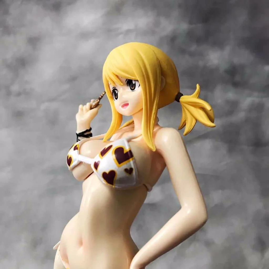 Сексуальный взрослый Сказочный хвост Lucy Heartfilia бикини фигурка игрушки Коллекционная кукла игрушка 24 см