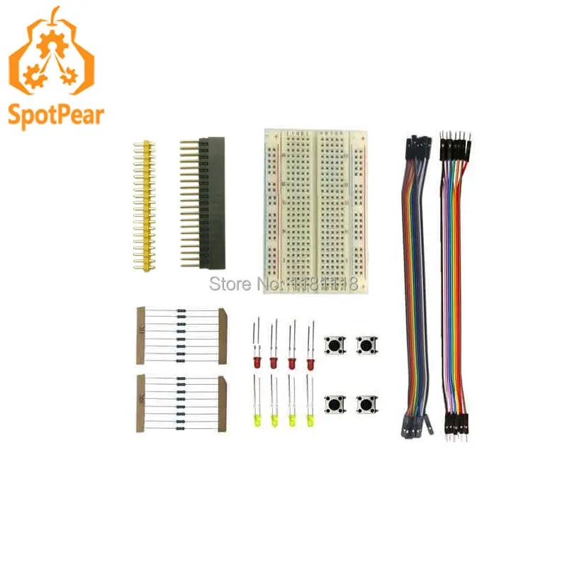 Макетная плата Raspberry Pi Zero Pi0 GPIO комплект для начинающих сделай сам светодиодные