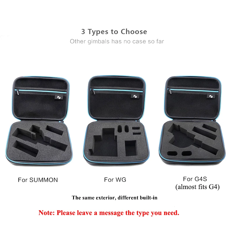Портативный чехол Feiyutech 3 типа сумки для FY SUMMON G4S WG Gimbal из полиуретанового
