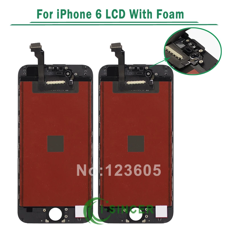 For iPhone 6 LCD Diplay + Touch Screen Assembly Foam Front Camera Ring Sensor Tools Free Shipping | Мобильные телефоны и