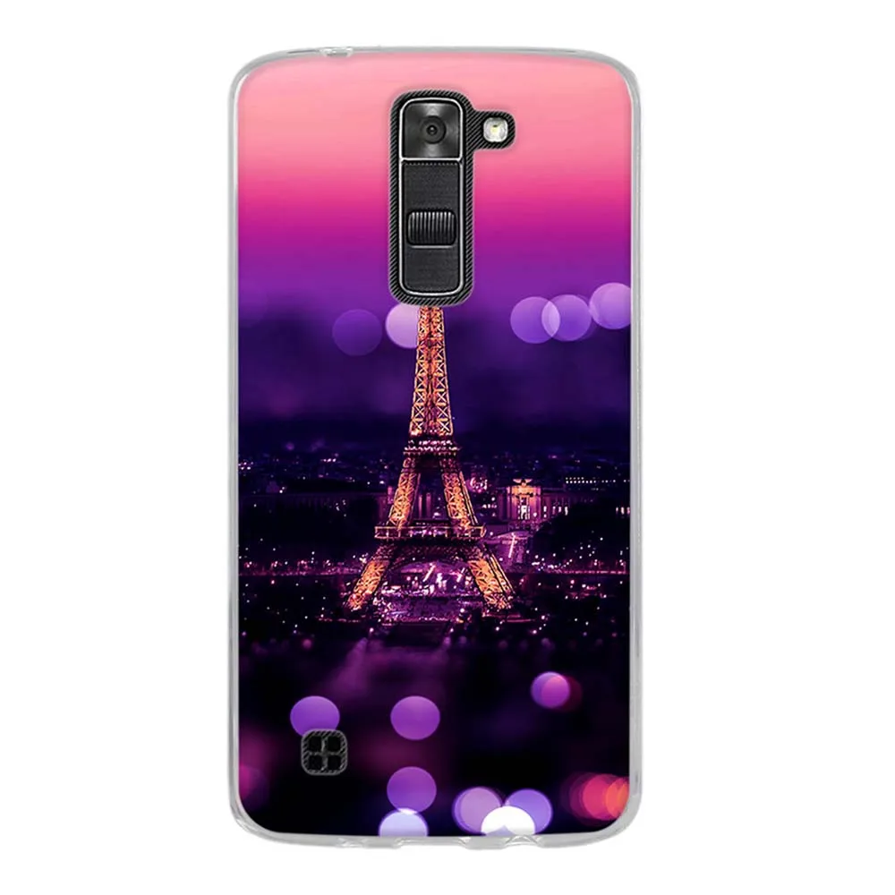 Чехол для LG K7 чехол Fundas X210 X210DS MS330 мягкий силиконовый из ТПУ симпатичная задняя