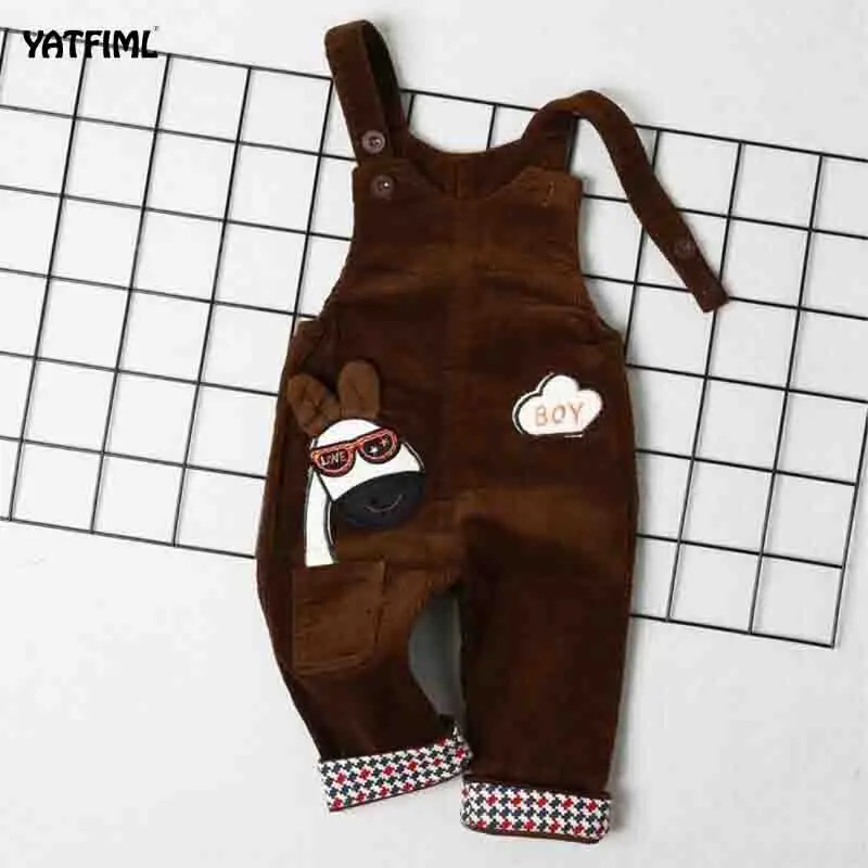 YATFIML/Детские трикотажные Комбинезоны на подтяжках для маленьких мальчиков и девочек; Комбинезоны на подтяжках; комбинезон - Цвет: khaki