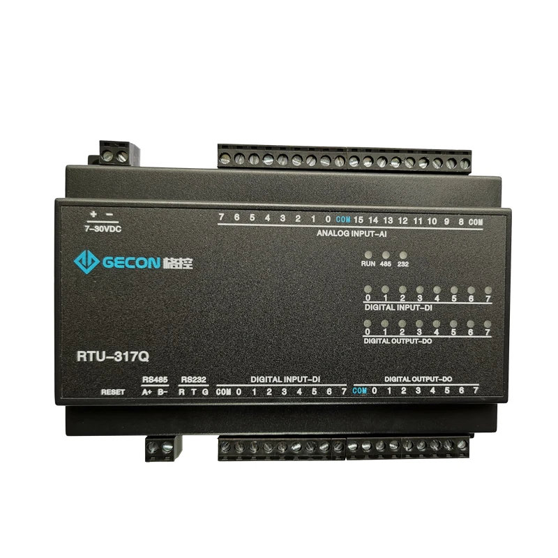 

16-channel analog input 8-channel NPN transistor output 8-channel switching input Modbus RTU 16AI + 8DI + 8NPN
