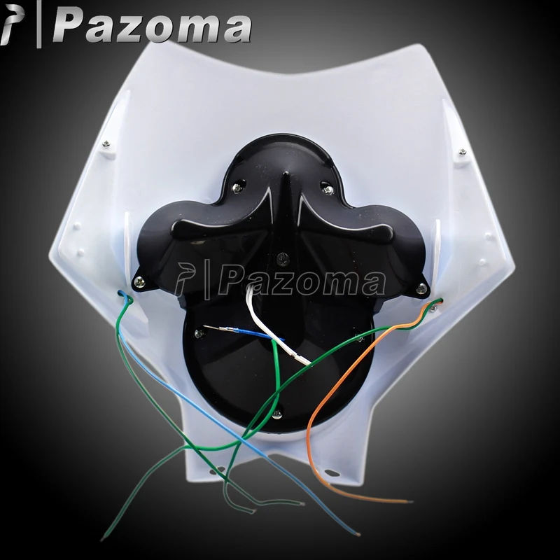 Галогенный фонарь для мотоциклов светодиодный головной белого цвета Honda Yamaha Suzuki