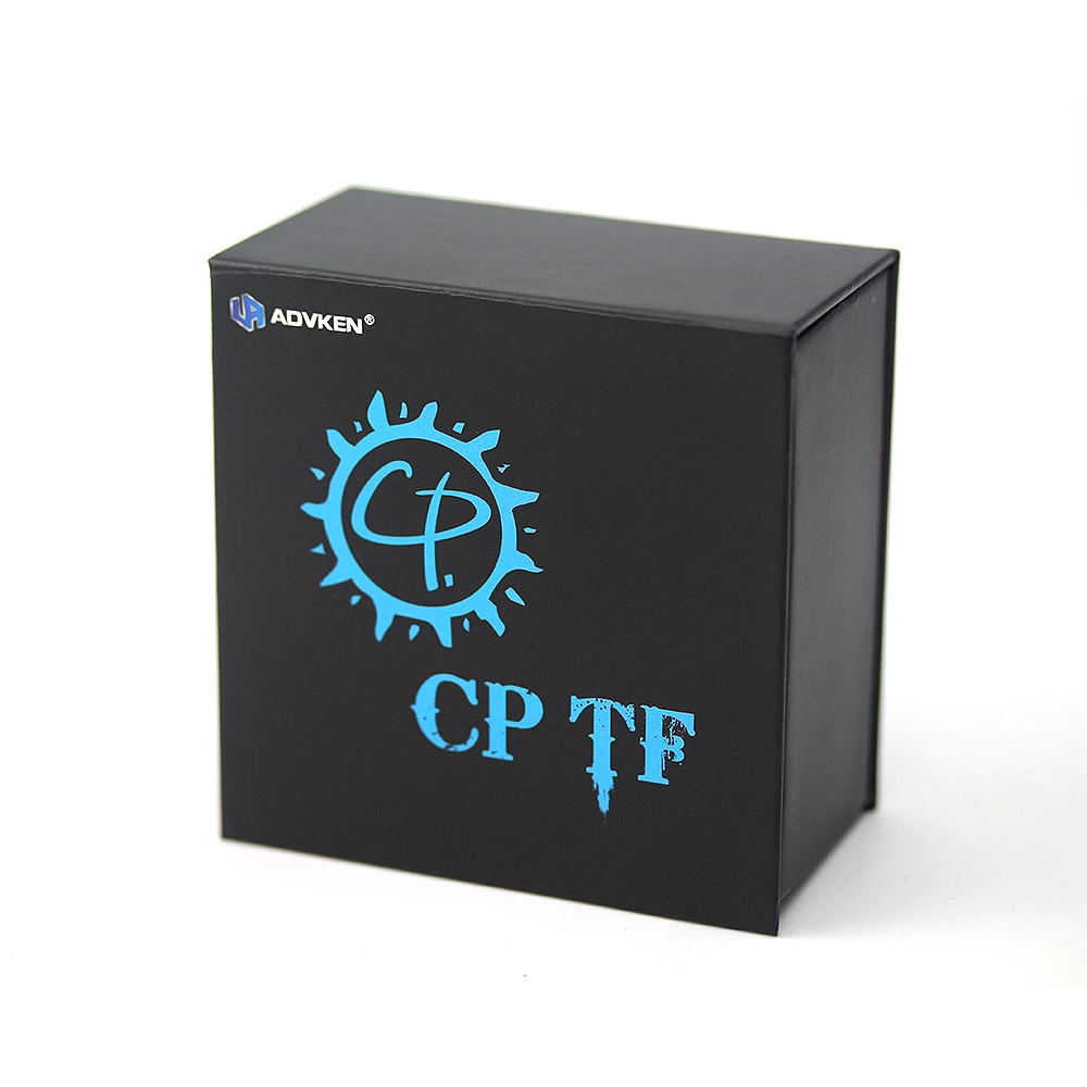 Оригинальный Advken CP-TF RTA 4 мл/3 мл бак 24 мм одна катушка Топ заправка перестраиваемый