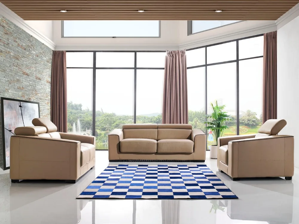 Диван-кровать из натуральной кожи мебель для гостиной/Настоящая гостиная