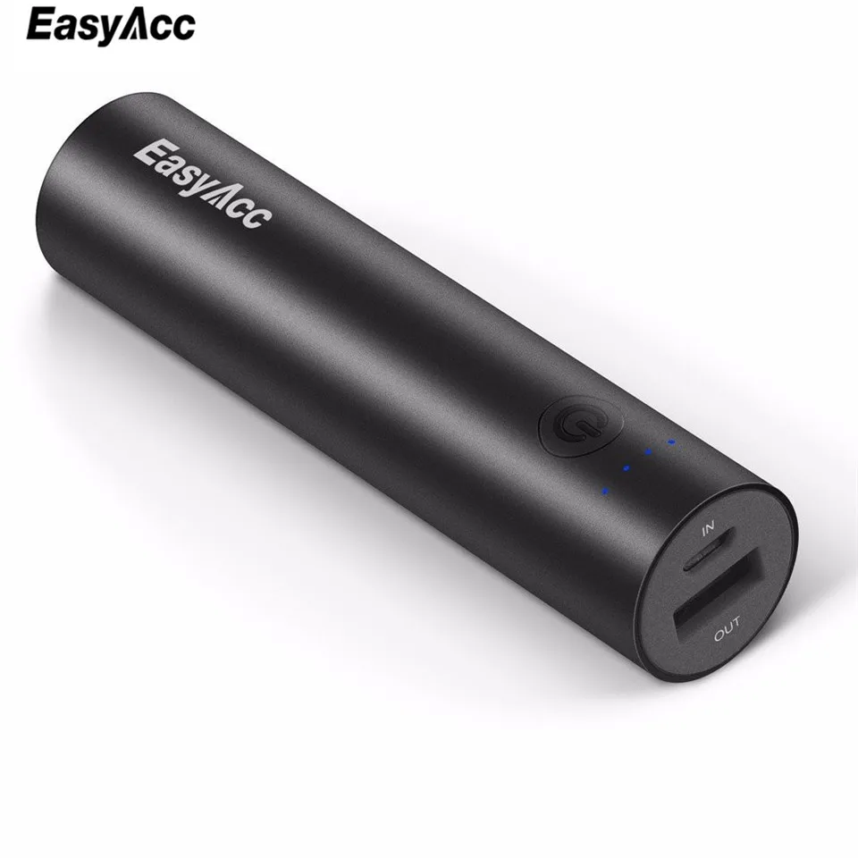 Easyacc Портативный Зарядное устройство для iPhone 7 6 Samsung Xiaomi 3350 мАч Запасные