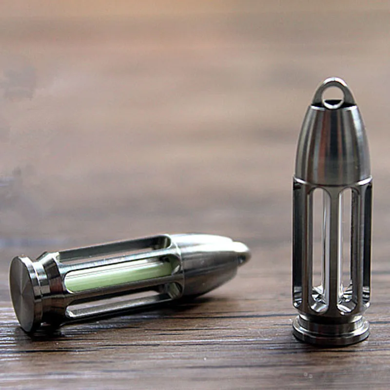 TC4 Titanium CNC пустая цилиндрическая тритиевая трубка EDC самосветящаяся подвеска