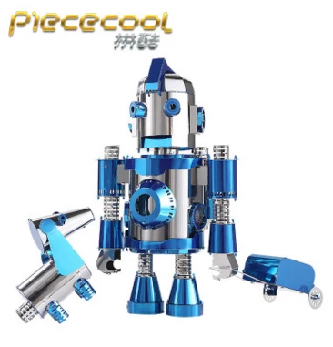 THE TRAVEL OF HELLO COOL blue &amp silver color 3D DIY лазерная резка Металлическая Модель Лучшие