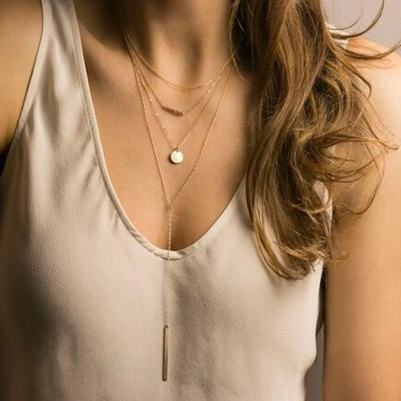 1 шт. Женская цепочка с подвеской бусиной|fashion jewelry|jewelry fashionpendant chain |