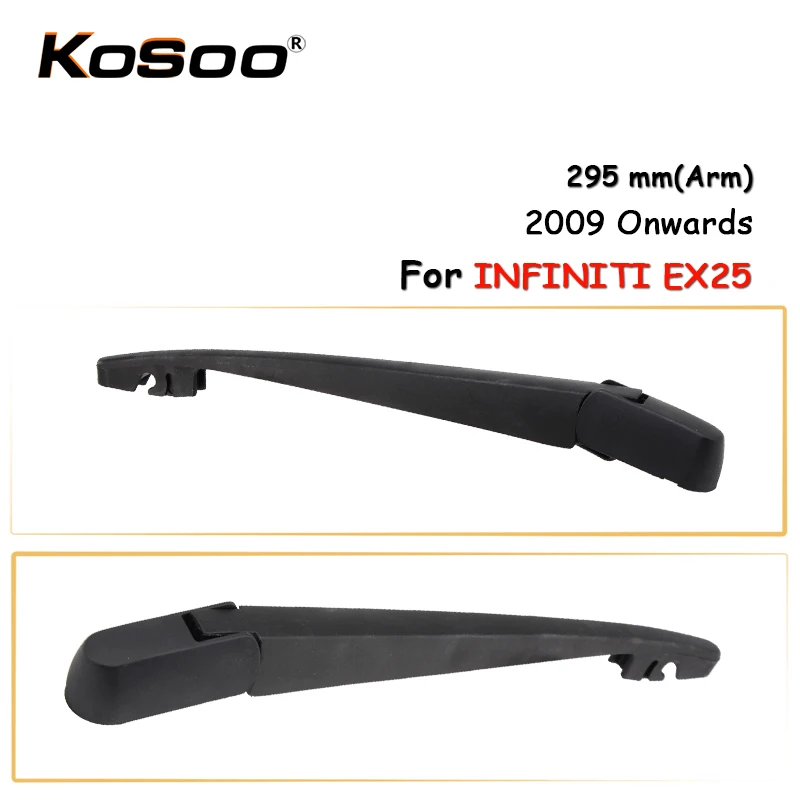 

KOSOO Auto Rear Window Windshield Wiper Blades Arm Car Wiper Blade For Infiniti EX25,295mm 2009 Onwards,Car Accessories Styling