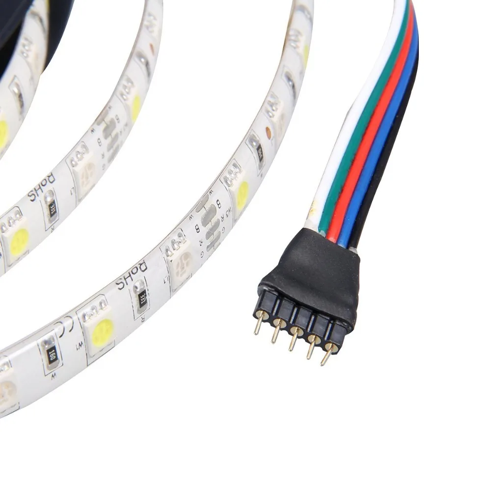 Светодиодный светильник 12 В 24 для ПК SMD 5050 RGB RGBW RGBWW 60 светодиодный/s 5 м 12/24