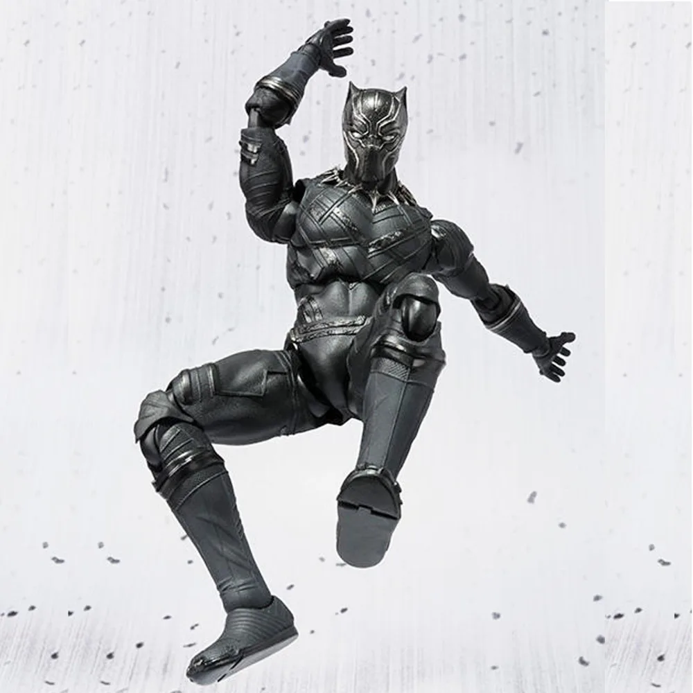SHFiguarts Черная пантера гражданская война Капитан Америка фигурку 6.3 &quotБесплатная